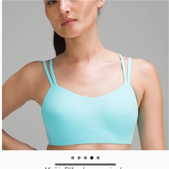 Cyan Blue Bra (size 4) & Leggings (size 6) - Picture 2 of 2